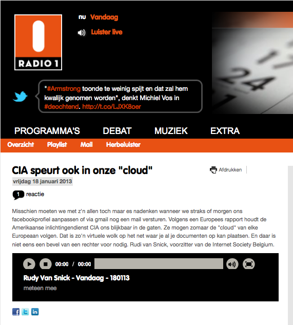 Radio1 - CIA